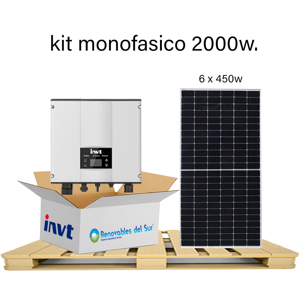 Kit solar monofásico 2000w RS