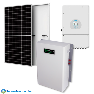 Kit Solar 5000W uso diario Deye - Renovables del Sur