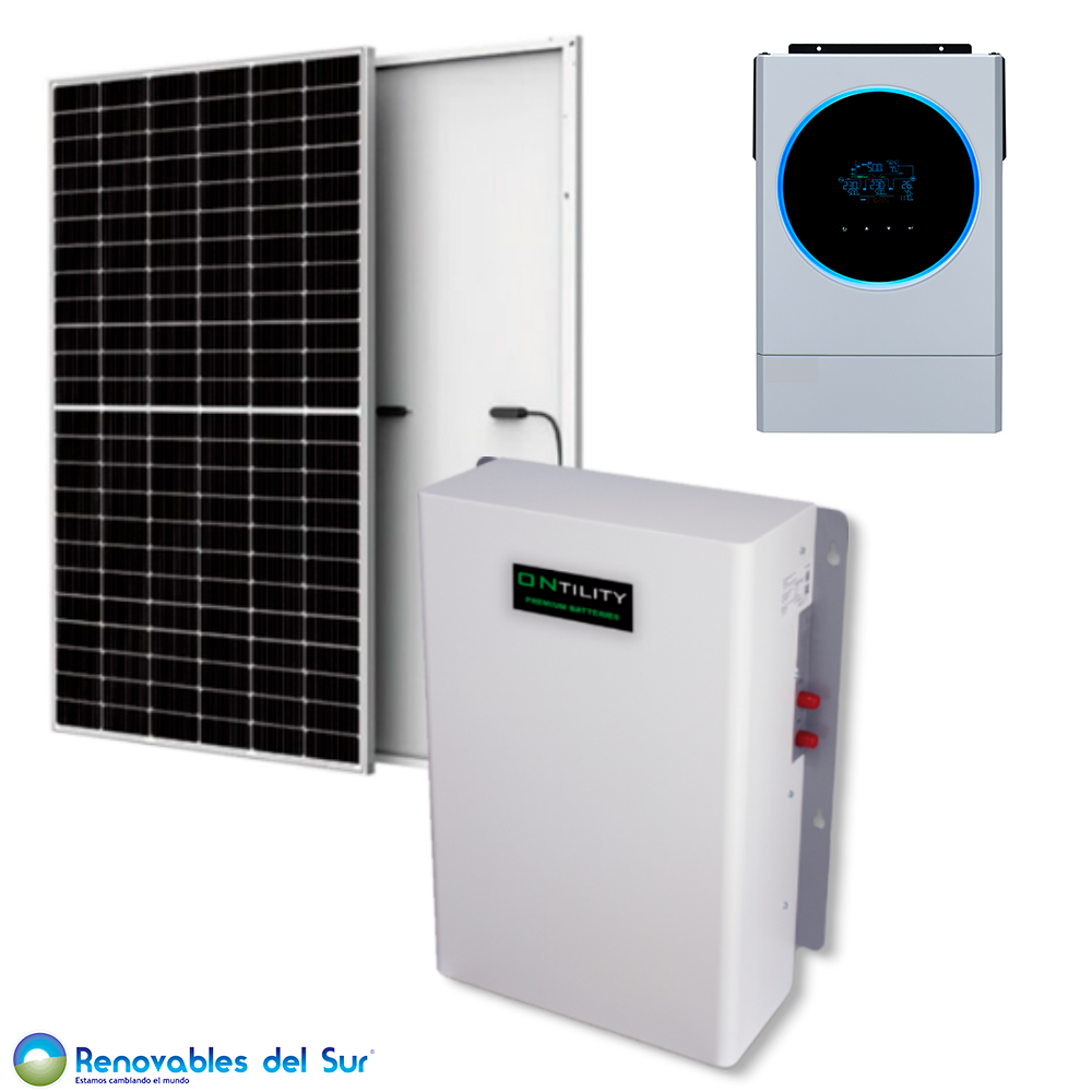 Kit Solar 5600W Uso Diario - Kits Solares  Renovables del Sur - Tu tienda  de energías renovables
