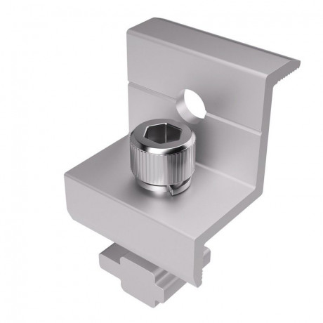 End Clamp for start and end of panel line, End Clamp for 30/35 mm - Renovables del Sur