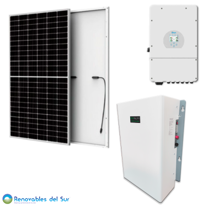 Kit Solar 5000W uso diario Deye - Renovables del Sur