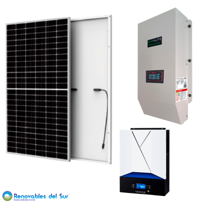 Kit solar 5000W uso diario - Renovables del Sur