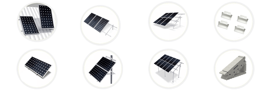 Solar Panel Structures - Coplanar, Inclined, Pole Mounting and Special Structures